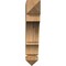 Ekena Millwork Balboa Arts & Crafts Rough Sawn Bracket, Western Red Cedar, 4"W x 20"D x 20"H BKT04X20X20BOA03RWR - alternate 3